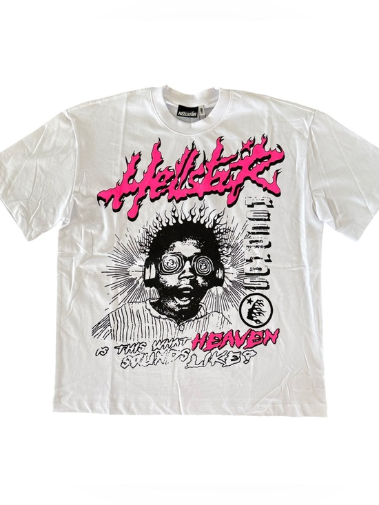 Hellstar Other - Hellstar Is This What Heaven Sounds Like White T-Shirt NWT Size XL